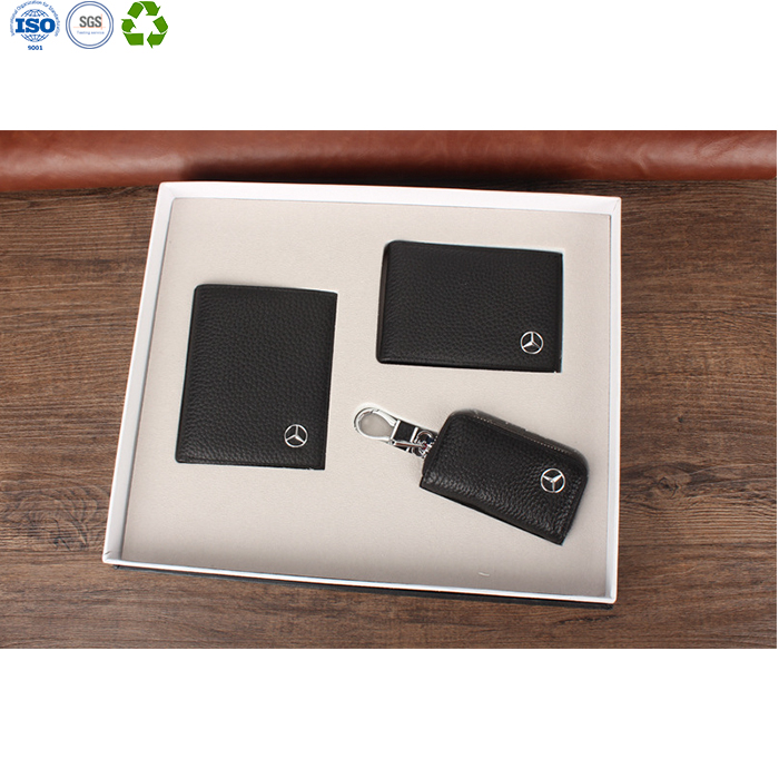 3 in 1 Wallet Card Holder and Key Bag Corporate Gift Set