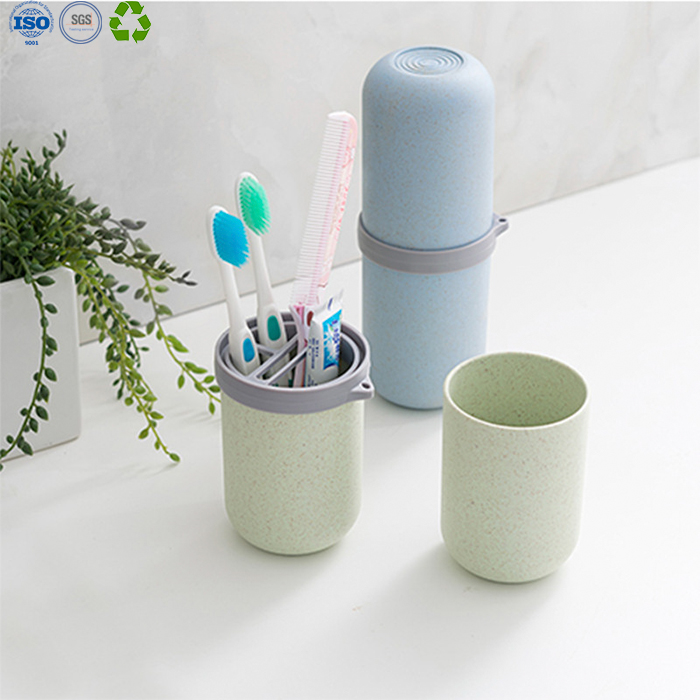 Wheat straw creative travel and household eco-friendly gargle cup tooth brushing cup
