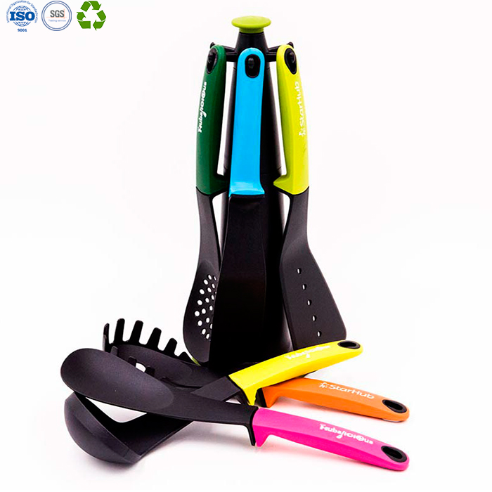 Colorful kitchen utensils for sale Silicone Nylon Kitchen utensil set