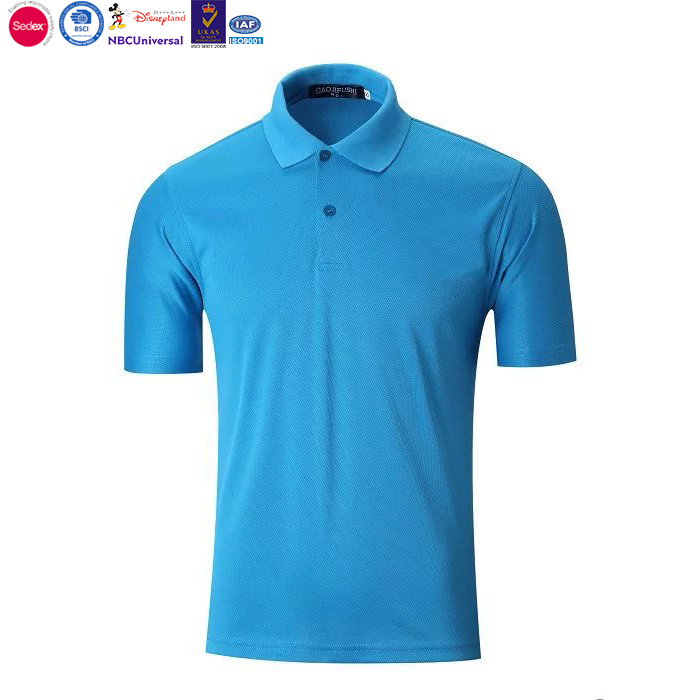 OEM Customized embroidered logo Short Sleeve 100% Cotton Men's Polo Shirt